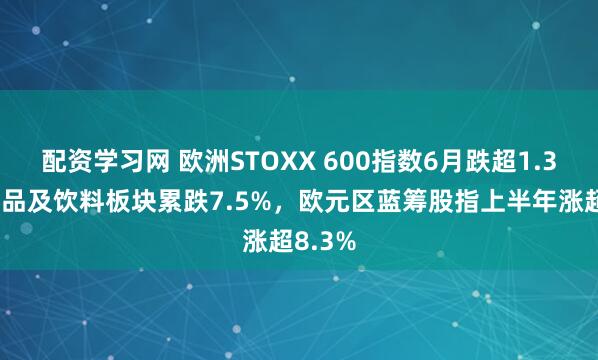 配资学习网 欧洲STOXX 600指数6月跌超1.3%，食品及饮料板块累跌7.5%，欧元区蓝筹股指上半年涨超8.3%